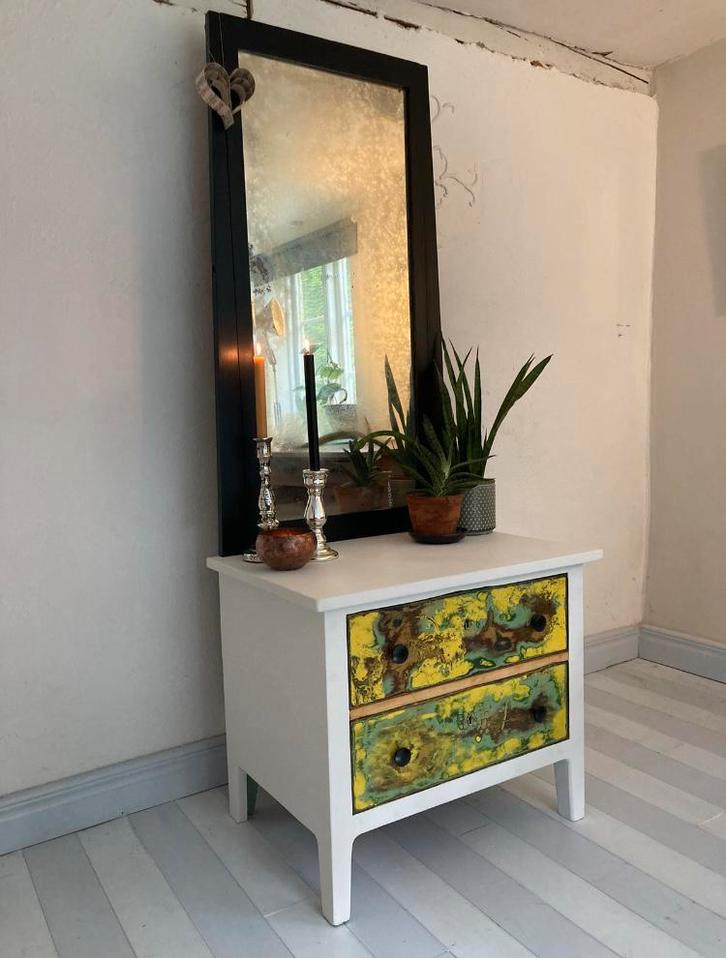 zweeds scandinavisch design vintage jaren’40 ladekast, Huis en Inrichting, Kasten | Ladekasten, Gebruikt, 150 tot 200 cm, 50 tot 100 cm