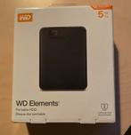 WD Elements 5TB Externe HDD - Nieuwstaat!, Computers en Software, Harde schijven, Console, HDD, Ophalen of Verzenden, Zo goed als nieuw