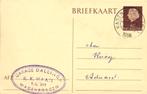 Garage Dallinga, Wagenborgen - 08.1958 - briefkaart, Ophalen of Verzenden, Briefkaart
