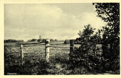 Havelte. - gezicht op - ongelopen, Verzamelen, Ansichtkaarten | Nederland, Ongelopen, Overijssel, 1920 tot 1940, Ophalen of Verzenden