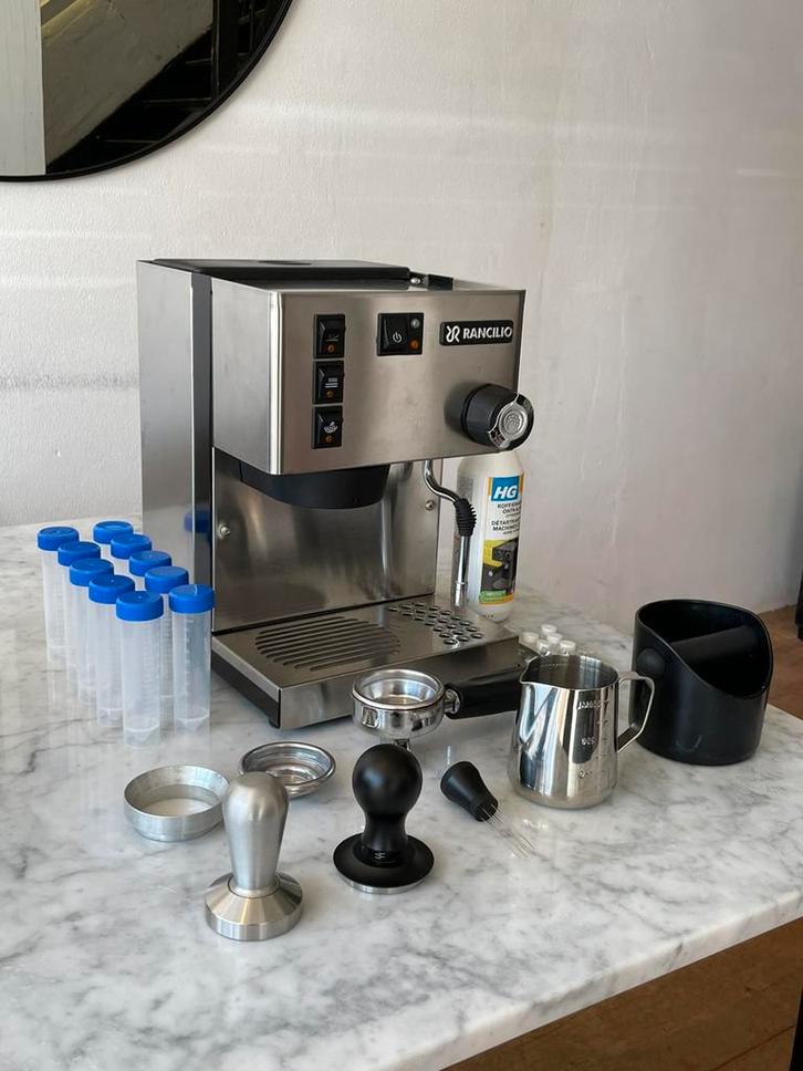 Ranchilio silvia v6, Witgoed en Apparatuur, Koffiezetapparaten, Zo goed als nieuw, Espresso apparaat, Ophalen of Verzenden