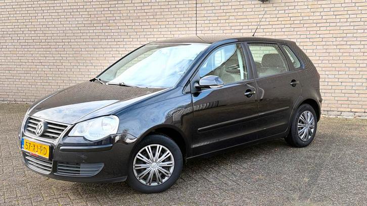 Volkswagen Polo 1.4 16V 59KW 2007 Zwart LPG | airco | NAP, Auto's, Volkswagen, Bedrijf, Polo, ABS, Airbags, Airconditioning, Bluetooth