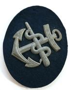 Kriegsmarine 'Sanitätsmaat' Carriére mouw patch, Verzamelen, Verzenden, Marine, Duitsland, Embleem of Badge