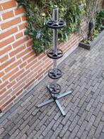 Bandenopbergrek / Velgenboom aluminium voor 4 banden met vel, Auto diversen, Velgenbomen, Ophalen, Zo goed als nieuw