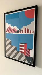 Piet Parra Print ingelijst, Ophalen