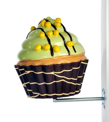 Reclame Cupcake 65 cm - cupcake voor muurbevestiging beschikbaar voor biedingen