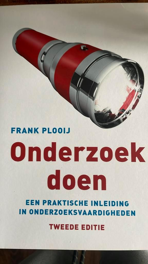 Frank Plooij - Onderzoek doen, Boeken, Schoolboeken, Zo goed als nieuw, Nederlands, Overige niveaus, Ophalen of Verzenden