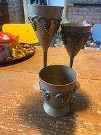 2 sets koper wijn glazen, Ophalen of Verzenden