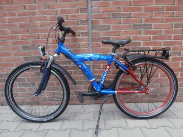 Nette Batavus Snake jongensfiets 24 inch. Blauw-rood beschikbaar voor biedingen