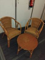 Rieten Set met Tafel (55cm), Ophalen