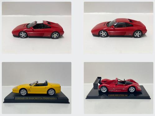 Ferrari modelauto's, 4 x, Hobby en Vrije tijd, Modelauto's | 1:43, Zo goed als nieuw, Auto, Overige merken, Ophalen of Verzenden