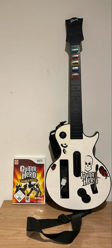 Guitar hero world tour krasvrij, compleet met gitaar beschikbaar voor biedingen