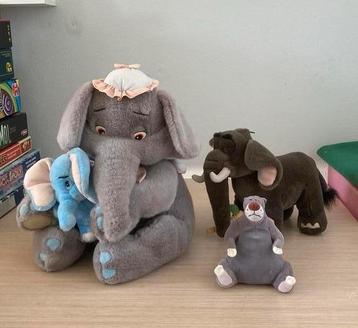 Disney  Dombo, en jungle book originele knuffels beschikbaar voor biedingen