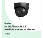 Nieuw! Reolink Slimme 4K PoE Beveiligingscamera voor buiten, Ophalen, Nieuw