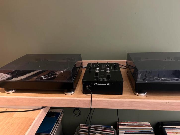 Pioneer platenspelers en mixer (complete set), Muziek en Instrumenten, Dj-sets en Draaitafels, Zo goed als nieuw, Pioneer, Ophalen