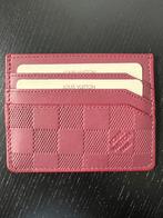 Louis Vuitton Card Holder Damier Infini Red Leather, Nieuw, Verzenden, Rood