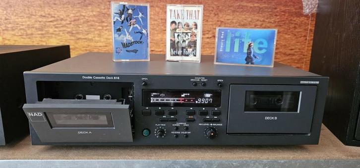 NAD dubbel cassettedeck, Audio, Tv en Foto, Cassettedecks, Ophalen of Verzenden