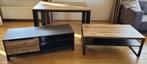 Woonkamer meubelset: eettafel, salontafel en tv-meubel, Huis en Inrichting, Tafels | Salontafels, Ophalen, Gebruikt, 50 tot 100 cm
