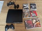 PS3 met 6 games en controller, Spelcomputers en Games, Spelcomputers | Sony PlayStation 3, Ophalen, Gebruikt, Met 1 controller