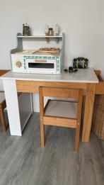 Kave Home Bureau Serwa Wit Dennenhout, 50 tot 100 cm, Ophalen of Verzenden, Zo goed als nieuw, 25 tot 50 cm