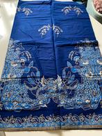 Indonesische Sarong Stof - Prachtige goud opdruk, Ophalen of Verzenden