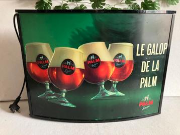 Palm speciale, vintage lichtbak reclamelamp of bierlamp beschikbaar voor biedingen