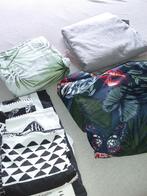 6 dekbed overtrekken  240 bij 220, Gebruikt, Wit, Tweepersoons, Ophalen of Verzenden