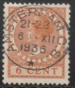 Nederland 1924 150 Wilhelmina 6c, Gest, Postzegels en Munten, Postzegels | Nederland, Ophalen of Verzenden, T/m 1940, Gestempeld