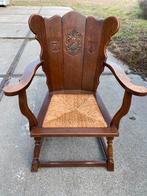 Stoel Jagersstoel vintage / brocante / antiek, Huis en Inrichting, Stoelen, Ophalen, Gebruikt, Bruin, Eén