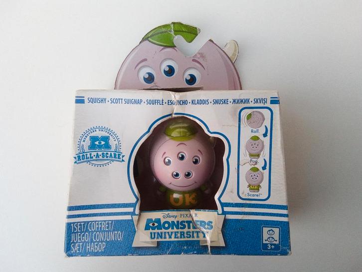 Monsters University - Sjors Zuignap (inkie) Actiefiguur, Kinderen en Baby's, Speelgoed | Actiefiguren, Nieuw, Ophalen of Verzenden
