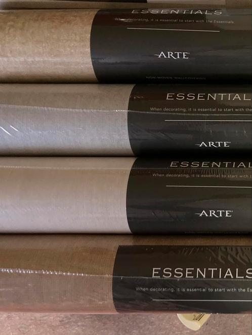 Arte essentisls behang in 4 kleuren en meerdere rollen, Huis en Inrichting, Stoffering | Behang, Verzenden