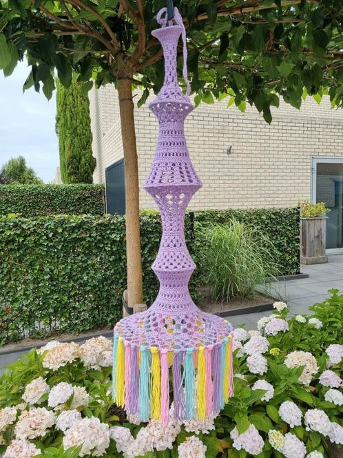 Leuke Boho Ibiza style fuiklamp, Hobby en Vrije tijd, Breien en Haken, Nieuw, Haken, Wol of Garen, Ophalen of Verzenden