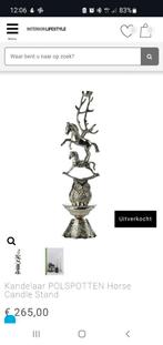 Pols Potten Design: HORSE kandelaar, Huis en Inrichting, Woonaccessoires | Zuilen en Pilaren, Ophalen of Verzenden, Zo goed als nieuw