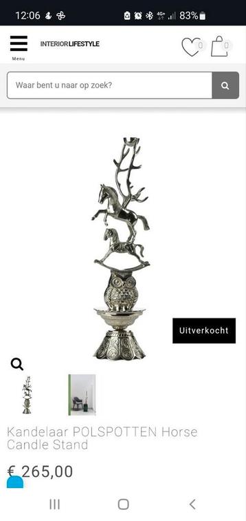 Pols Potten Design: HORSE kandelaar beschikbaar voor biedingen