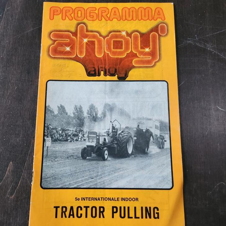 Programma Ahoy Tractor Pulling 1983, Boeken, Catalogussen en Folders, Ophalen of Verzenden
