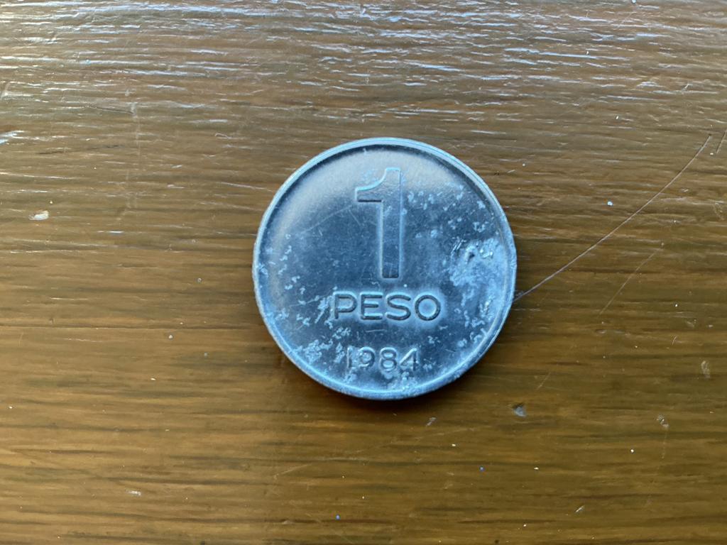 Munt Argentinië 1 peso 1984, Verzenden, Zuid-Amerika