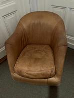 vintage fauteuil Gerard van den Berg, Huis en Inrichting, Fauteuils, Minder dan 75 cm, Gebruikt, Leer, Vintage