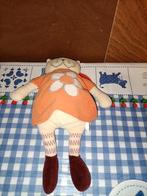 Difrax poes Mary Lou knuffel met oranje jurk 28 cm groot, Ophalen of Verzenden