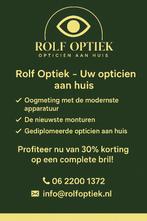 Rolf Optiek – De opticien aan huis, Overige merken, Info@rolfoptiek.nl, Nieuw, Ophalen of Verzenden