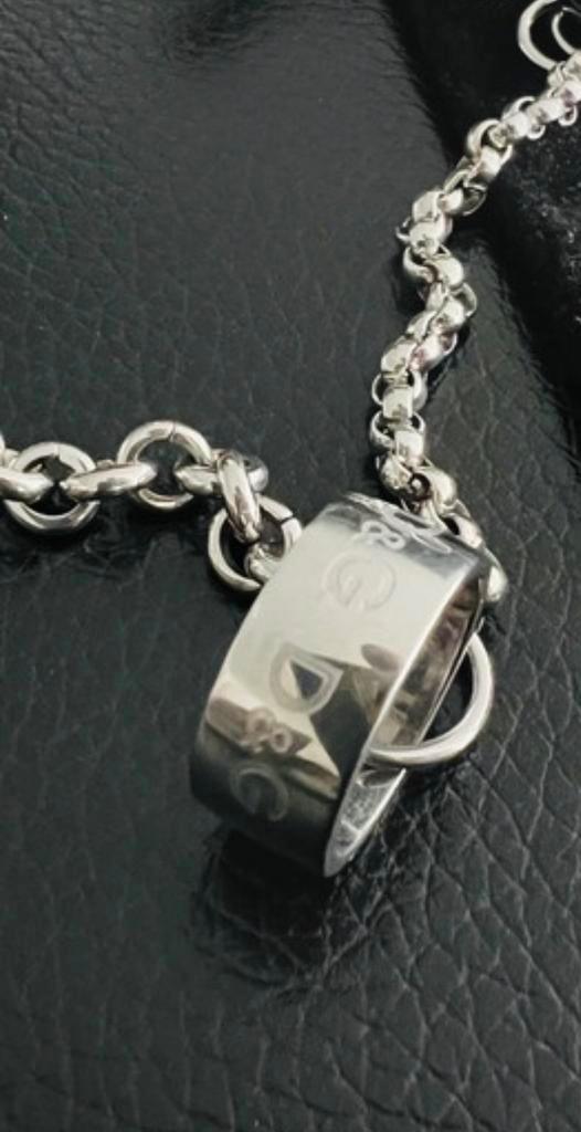 D&G Ketting - Stijlvol Accessoire, Sieraden, Tassen en Uiterlijk, Kettingen, Zo goed als nieuw, Zilver, Zilver, Met hanger, Ophalen of Verzenden