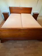 Bed kersenhout  nog heel mooi, Ophalen of Verzenden, Zo goed als nieuw, 65 cm of meer