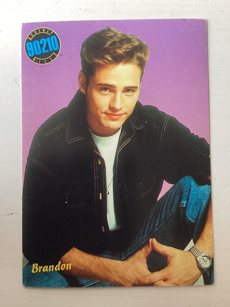 Stickerkaart Brendan Beverly Hills 90210, Verzenden, Zo goed als nieuw, Tv, Foto of Kaart