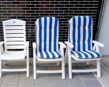 HARTMAN TUINSTOELEN 3 STUKS  beschikbaar voor biedingen