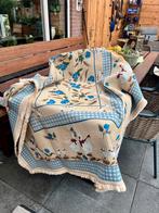 Brocante tafelkleed/ grand foulard, Antiek en Kunst, Curiosa en Brocante, Ophalen of Verzenden