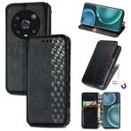 Luxe PU Lederen Wallet Case voor Honor Magic 4 Pro _ Zwart, Verzenden, Nieuw, Hoesje of Tasje