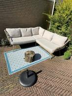 Tuinset/loungebank/hoekbank 1 seizoen oud +-215x215x80, Tuin en Terras, Tuinsets en Loungesets, Ophalen, Zo goed als nieuw, Aluminium