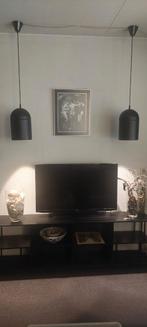 Set van 2 zwarte hanglampen, Ophalen, Zo goed als nieuw, Metaal, Modern