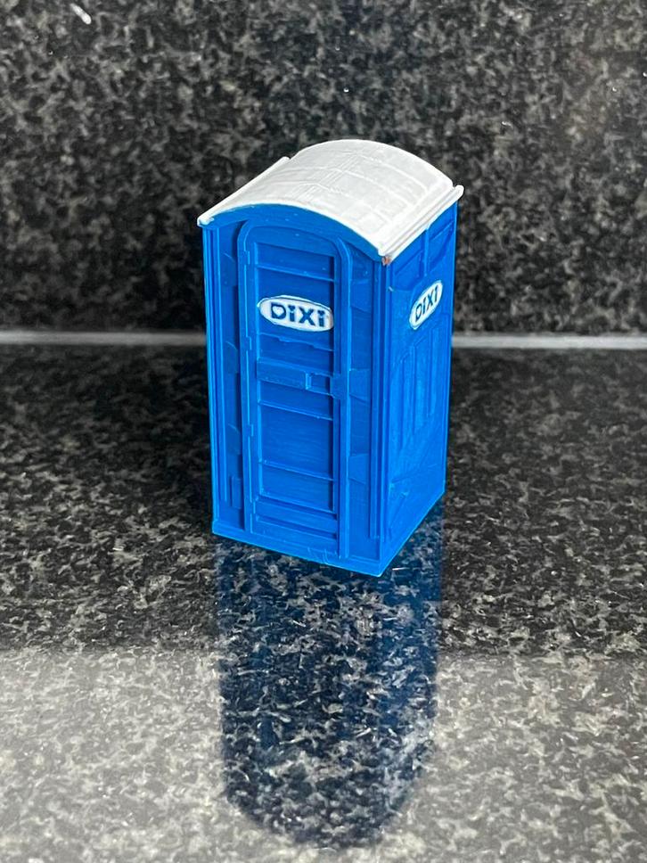 Resin mobiel toilet wc verhuur unit boels dixi 1:50, Hobby en Vrije tijd, Modelauto's | 1:50, Nieuw, Overige merken, Verzenden
