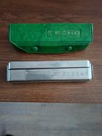 M.hohnor vintage mondharmonica met hoesje klinkt top., Muziek en Instrumenten, Ophalen, Gebruikt, C-mondharmonica, Met koffer of doosje