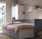Ikea bed, Wit, Tweepersoons, Zo goed als nieuw, Hout